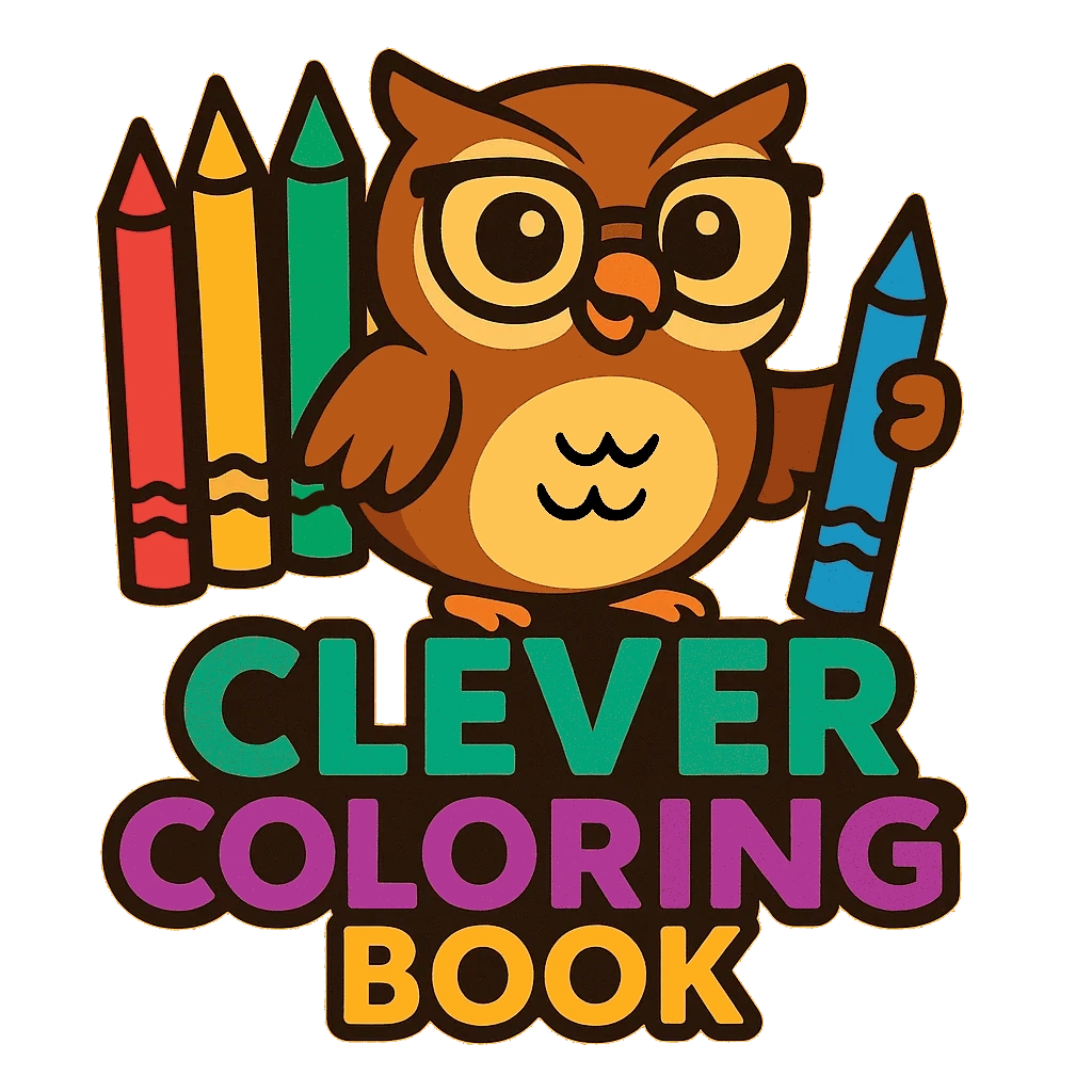 Clever Coloring Book Logo