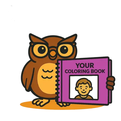 We convert them into a coloring book using the latest technology, then send it out to be printed as a high-quality, bound book